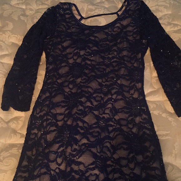 Dark Blue Sparkly Dress
